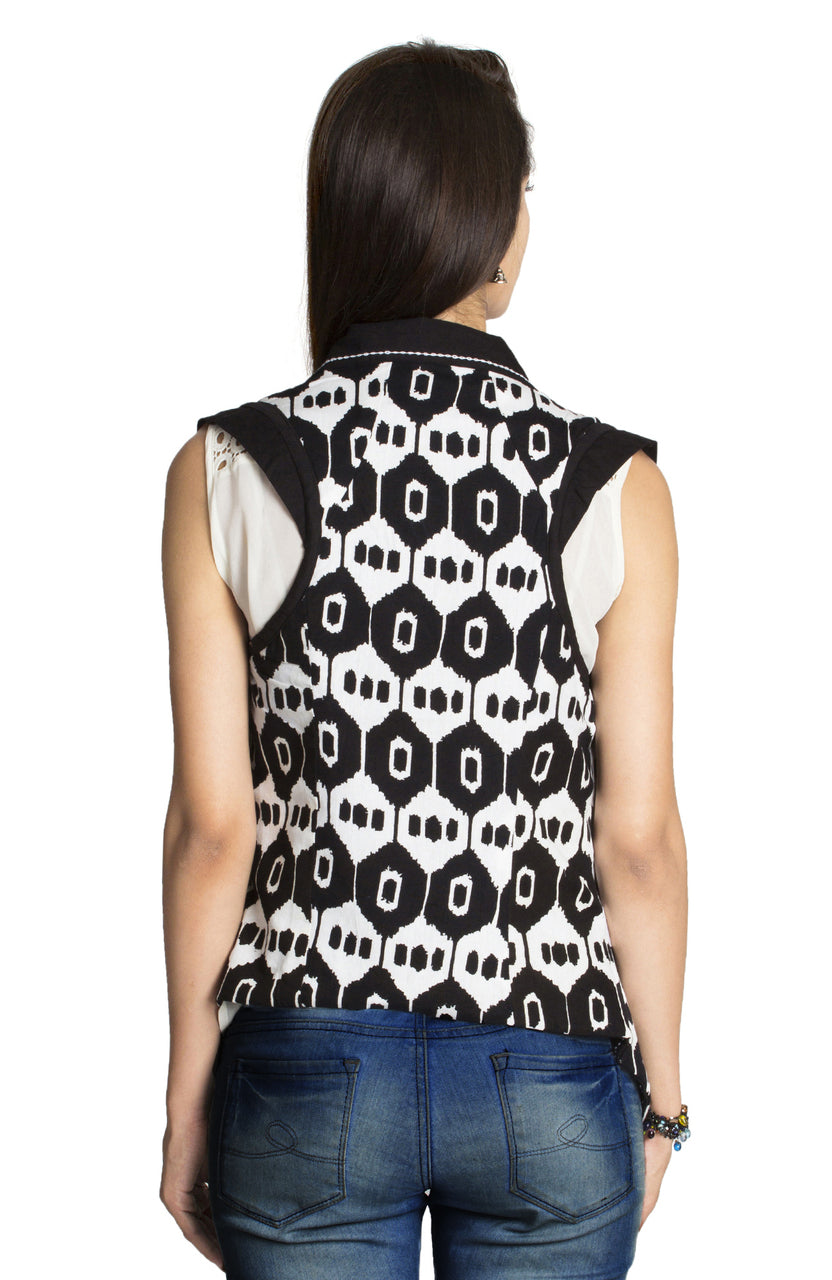 MOHR Women's Black Reversible Vest åäÌÝÌÕ Back