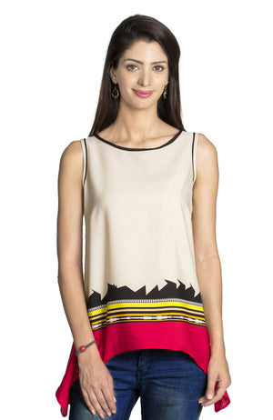MOHR Women's Shirt with Abstract Print Ì´Ì_ÌÎÌÌÎÌ¥ Front