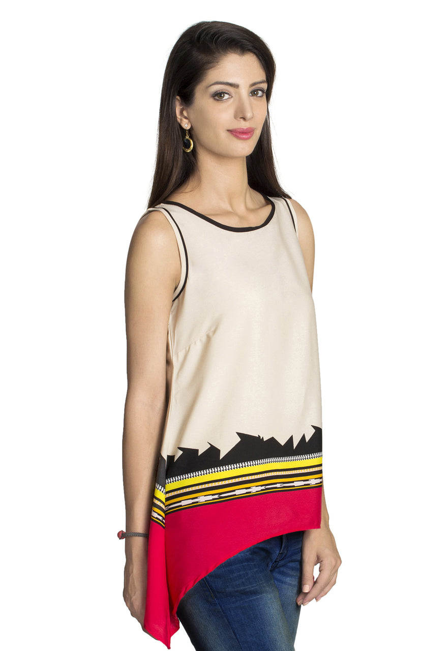 MOHR Women's Shirt with Abstract Print Ì´Ì_ÌÎÌÌÎÌ¥ Side