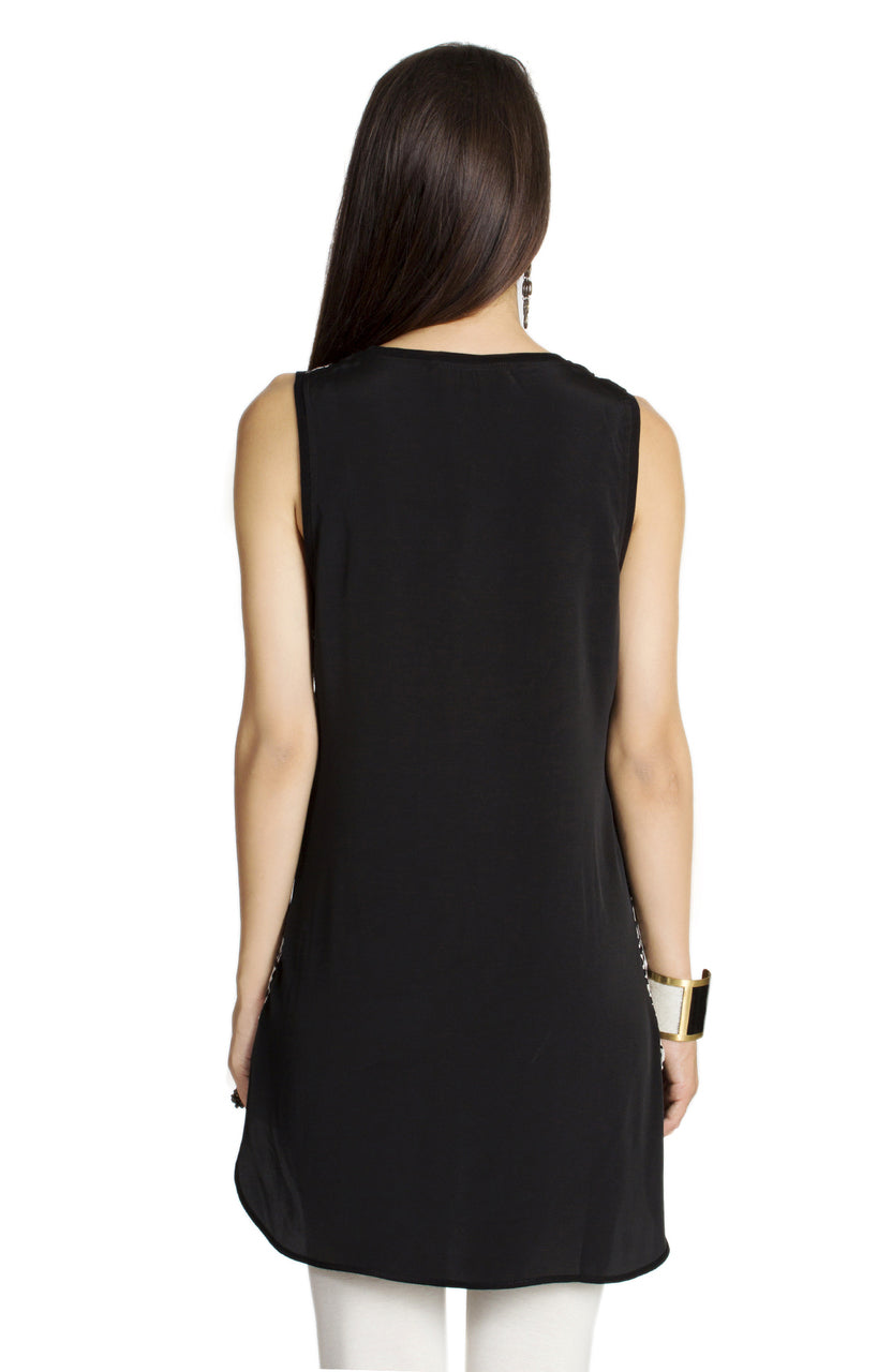 MOHR Women's Sleeveless Shirt with Printed Front Ì´Ì_ÌÎÌÌÎÌ¥ Back