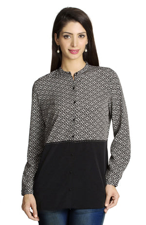 MOHR Women's Printed and Solid Shirt Ì´Ì_ÌÎÌÌÎÌ¥ Front