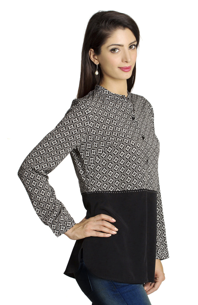 MOHR Women's Printed and Solid Shirt Ì´Ì_ÌÎÌÌÎÌ¥ Side