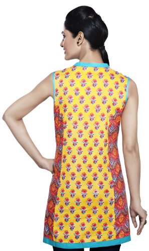 Womens Indian Ethnic Printed Casual Kurta Tunic