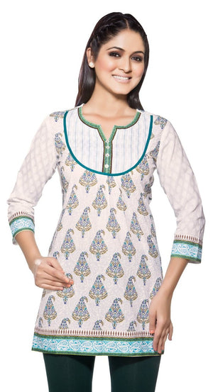 Akkriti Women's Kurta Tunic- Block Print ÌÎÌ_Ì´åÇÌÎÌ__ÌÎÌ_ÌÎ_ÌÎÌ_Ì´åÌÎÌ_ÌÎ_ÌÎÌ_Ì´å« Front
