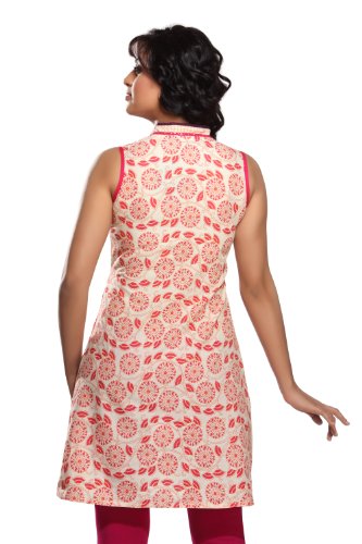 Peach kurta tunic back