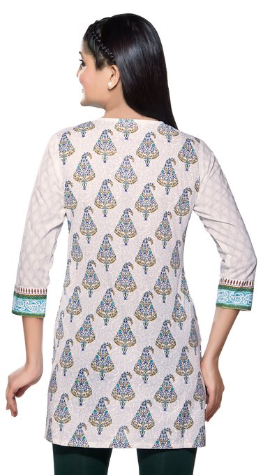 Akkriti Women's Kurta Tunic- Block Print ÌÎÌ_Ì´åÇÌÎÌ__ÌÎÌ_ÌÎ_ÌÎÌ_Ì´åÌÎÌ_ÌÎ_ÌÎÌ_Ì´å« Back