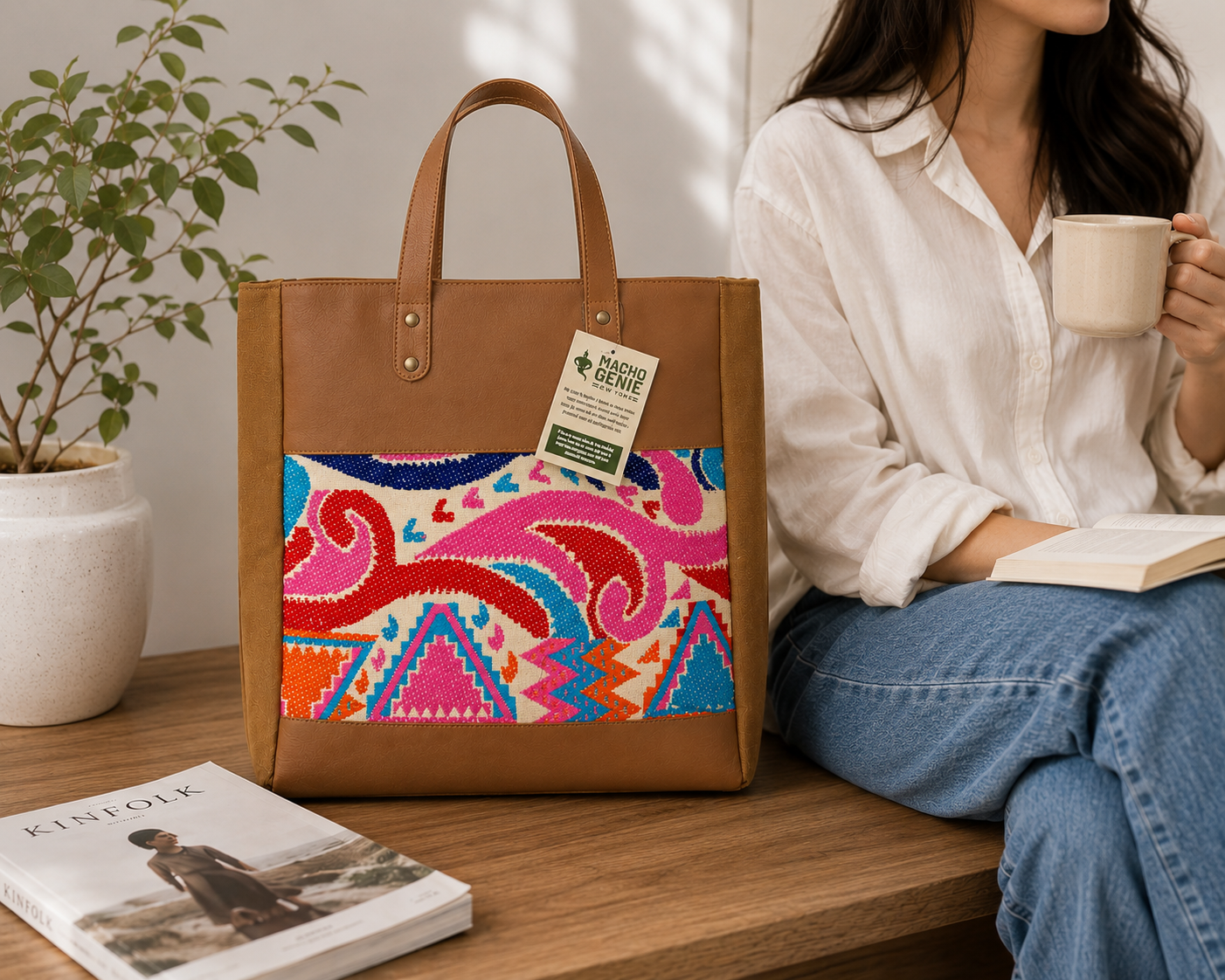 Macho Genie TribalWeave Utility Tote Bag