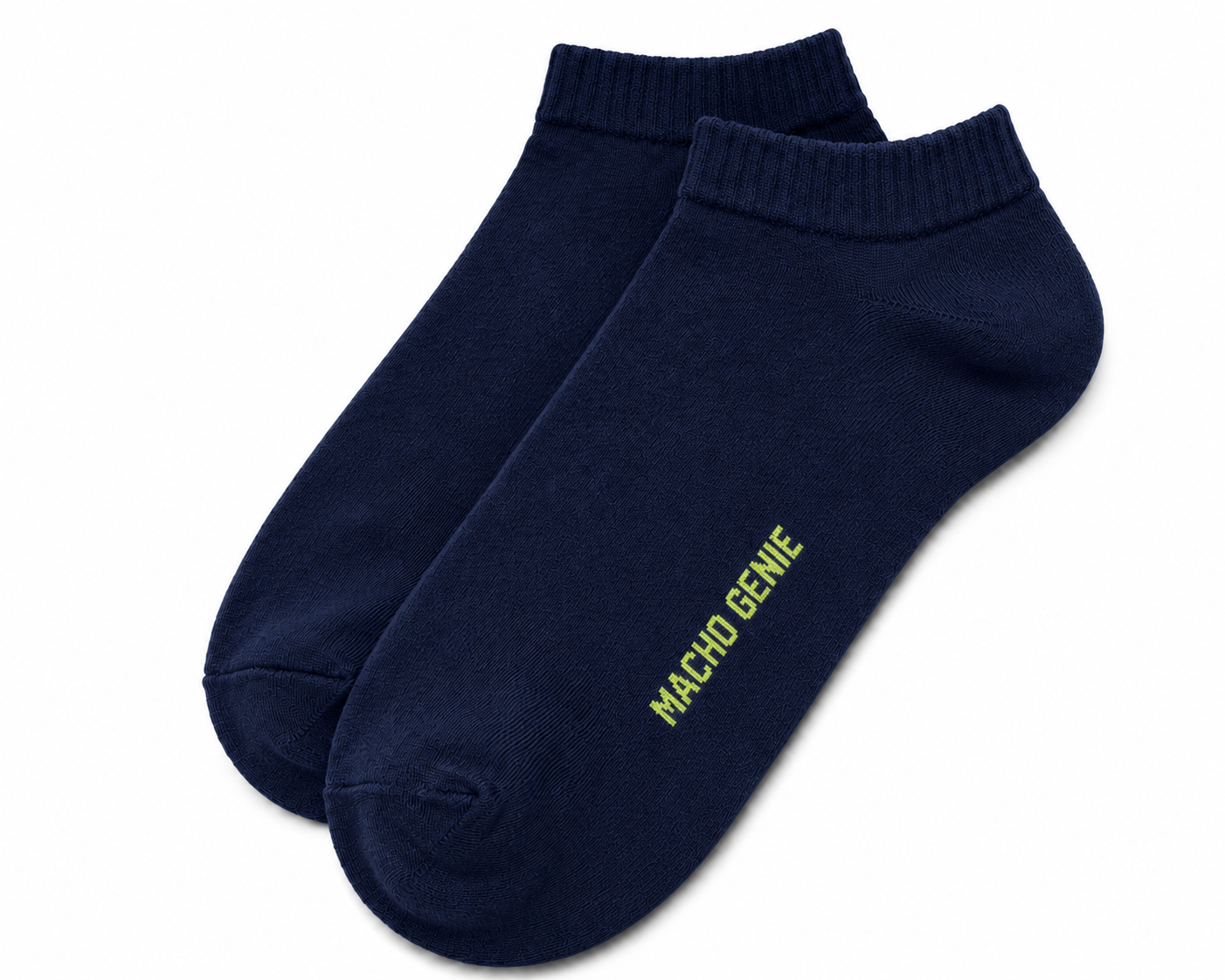 Macho Genie Men’s Navy Blue Ankle Length Socks