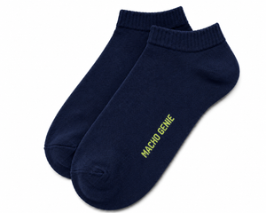 Macho Genie Men’s Navy Blue Ankle Length Socks
