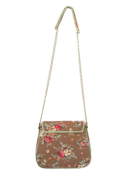 Ivory Tag Dazzling Rossete Hand Embroidery Crossbody Bag ÛÒ Back