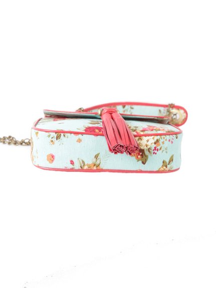 Ivory Tag Lacy Turq Crossbody Bag ÛÒ Bottom