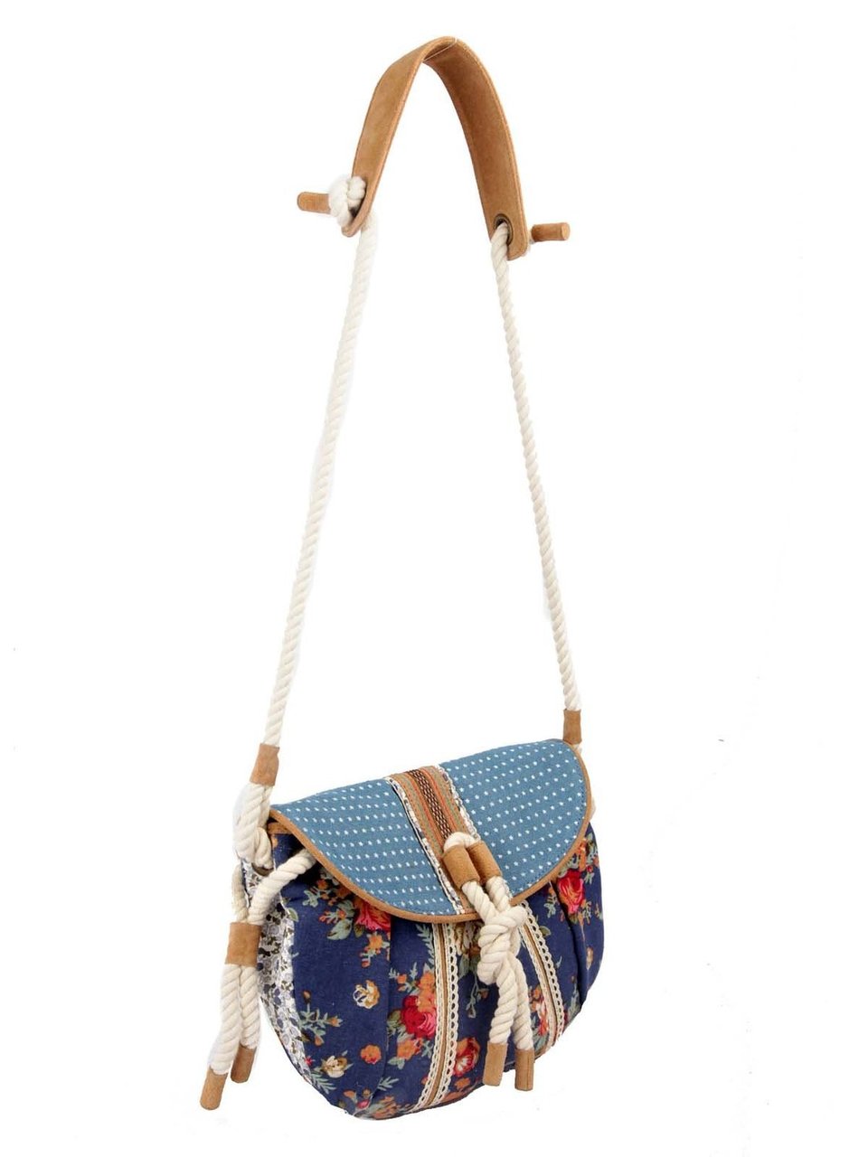 Ivory Tag Knot A Twist Crossbody Bag ÛÒ Side