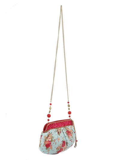 Ivory Tag Beaded Rossete Clutch ÛÒ Side