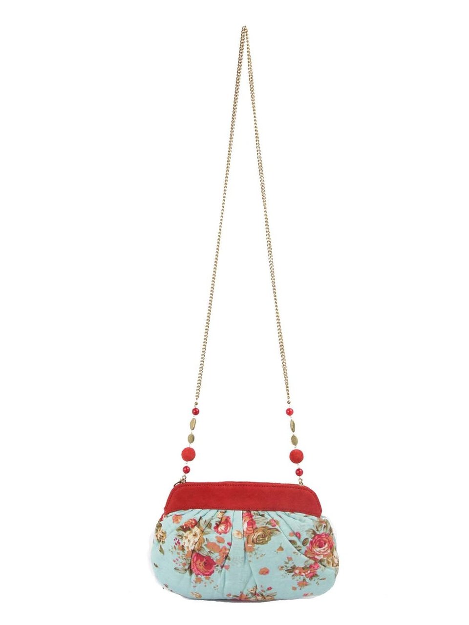 Ivory Tag Beaded Rossete Clutch ÛÒ Back