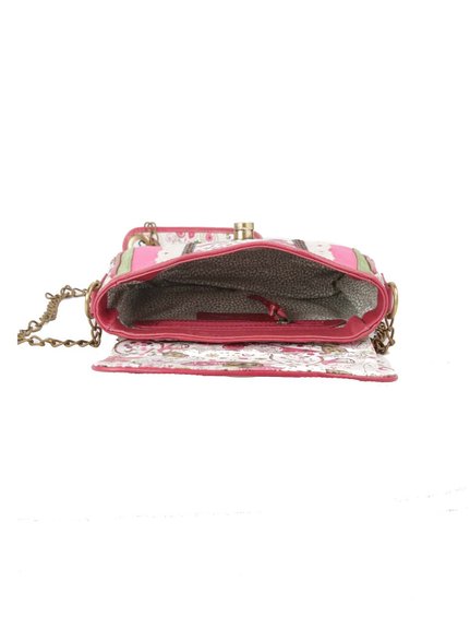 Ivory Tag Paisley Pink Crossbody Bag ÛÒ Inside