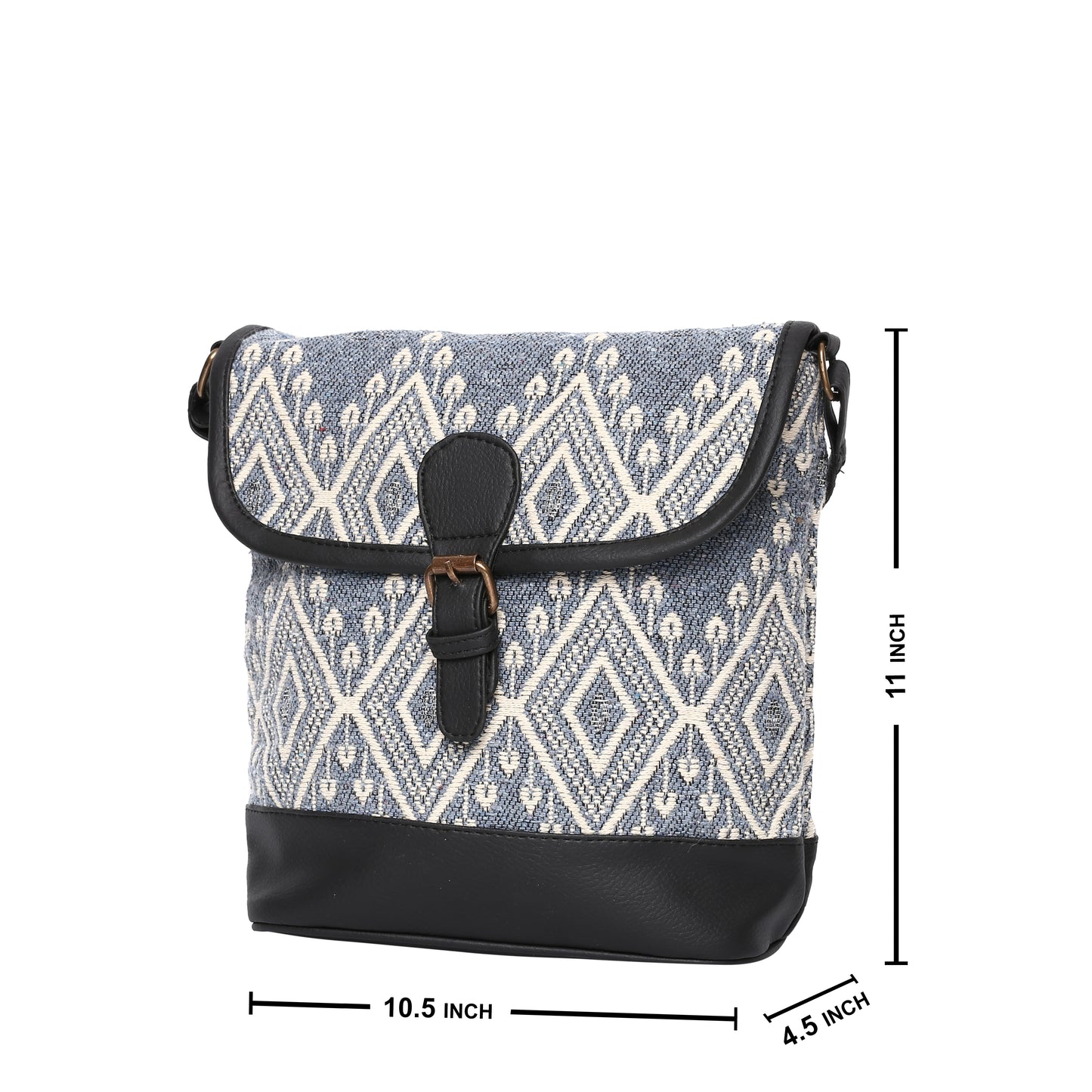 Women's Crossbody Cedar Gray Boho Textured Bag