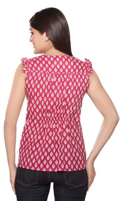 Akkriti Women's Kurta Tunic- Printed with Front Pleats ÌÎÌ_Ì´åÇÌÎÌ__ÌÎÌ_ÌÎ_ÌÎÌ_Ì´åÌÎÌ_ÌÎ_ÌÎÌ_Ì´å« Back