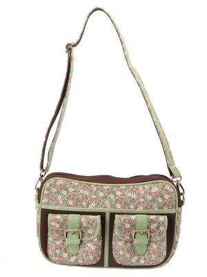 Ivory Tag Minted Floret Crossbody Bag ÛÒ Front