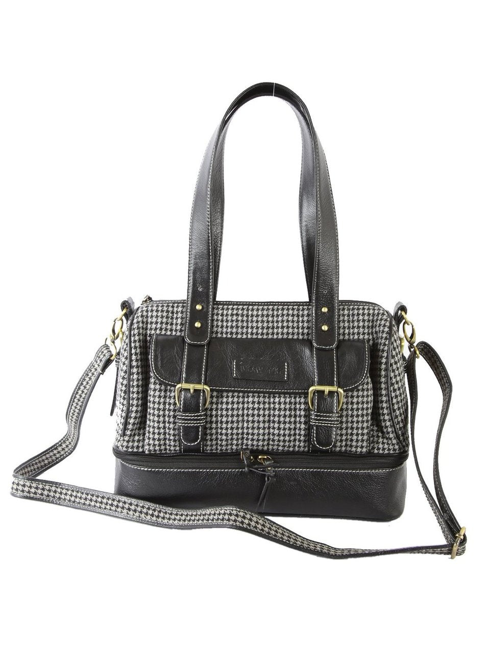 Ivory Tag Leather Weekender HandBag ÛÒ Front