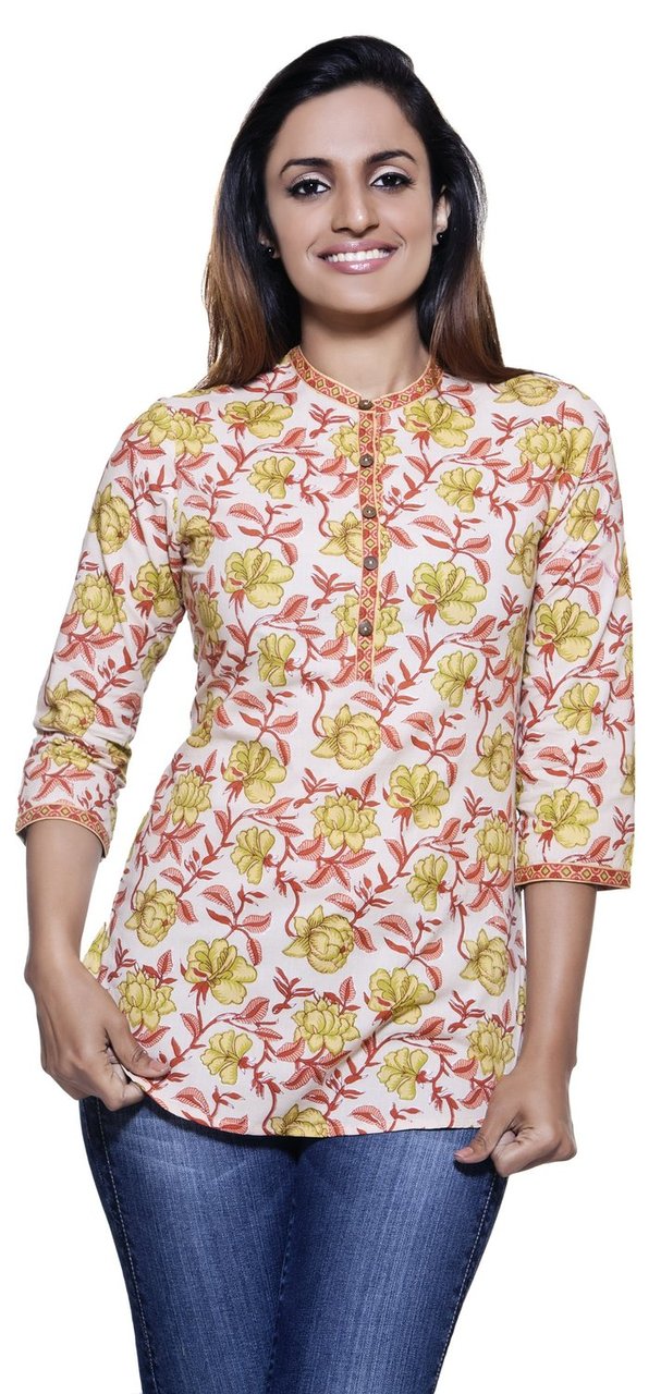Akkriti Women's Printed Casual Kurti ÌÎÌ_Ì´åÇÌÎÌ__ÌÎÌ_ÌÎ_ÌÎÌ_Ì´åÌÎÌ_ÌÎ_ÌÎÌ_Ì´å« Front