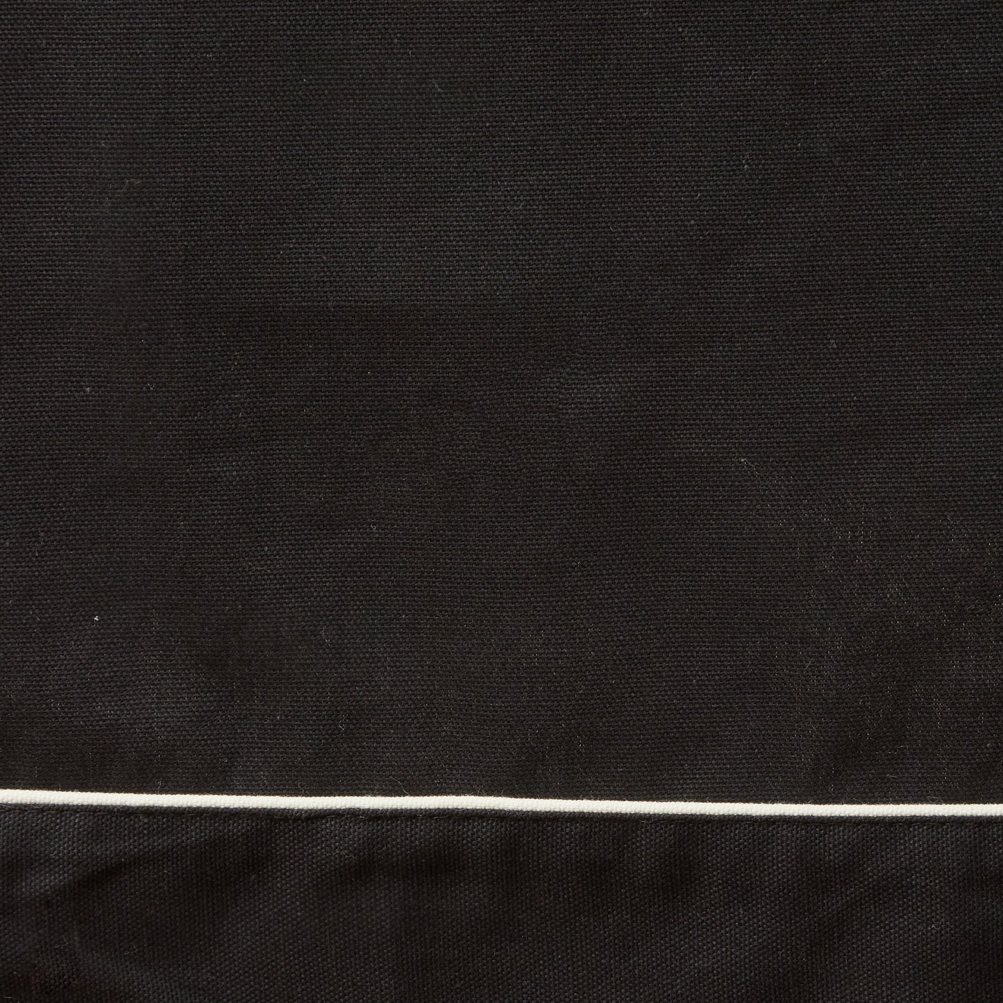 In-Sattva Home 100% Cotton Solid Color Soft Feel Washable Rectangular Table Cover Cloth Black