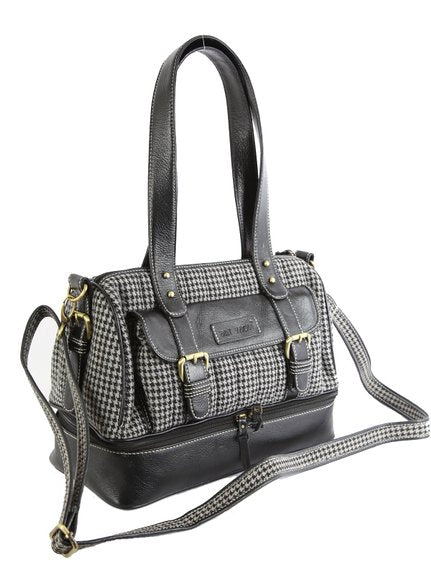 Ivory Tag Leather Weekender HandBag ÛÒ Side