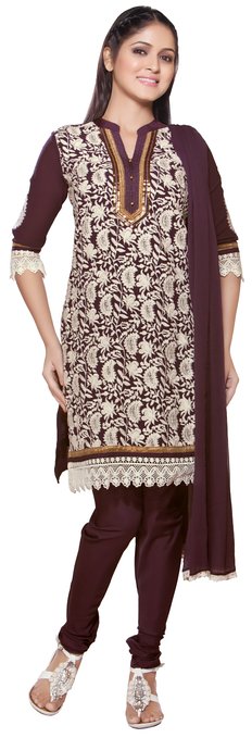 Trishaa Women's Salwaar Kameez Set- Embroidered  ÛÒ Front