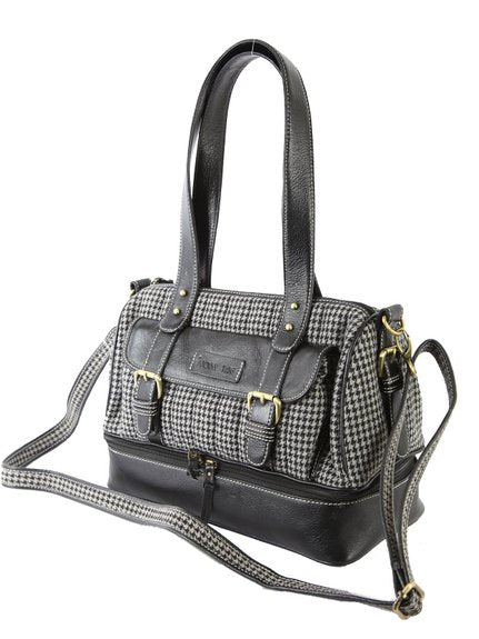 Ivory Tag Leather Weekender HandBag ÛÒSide