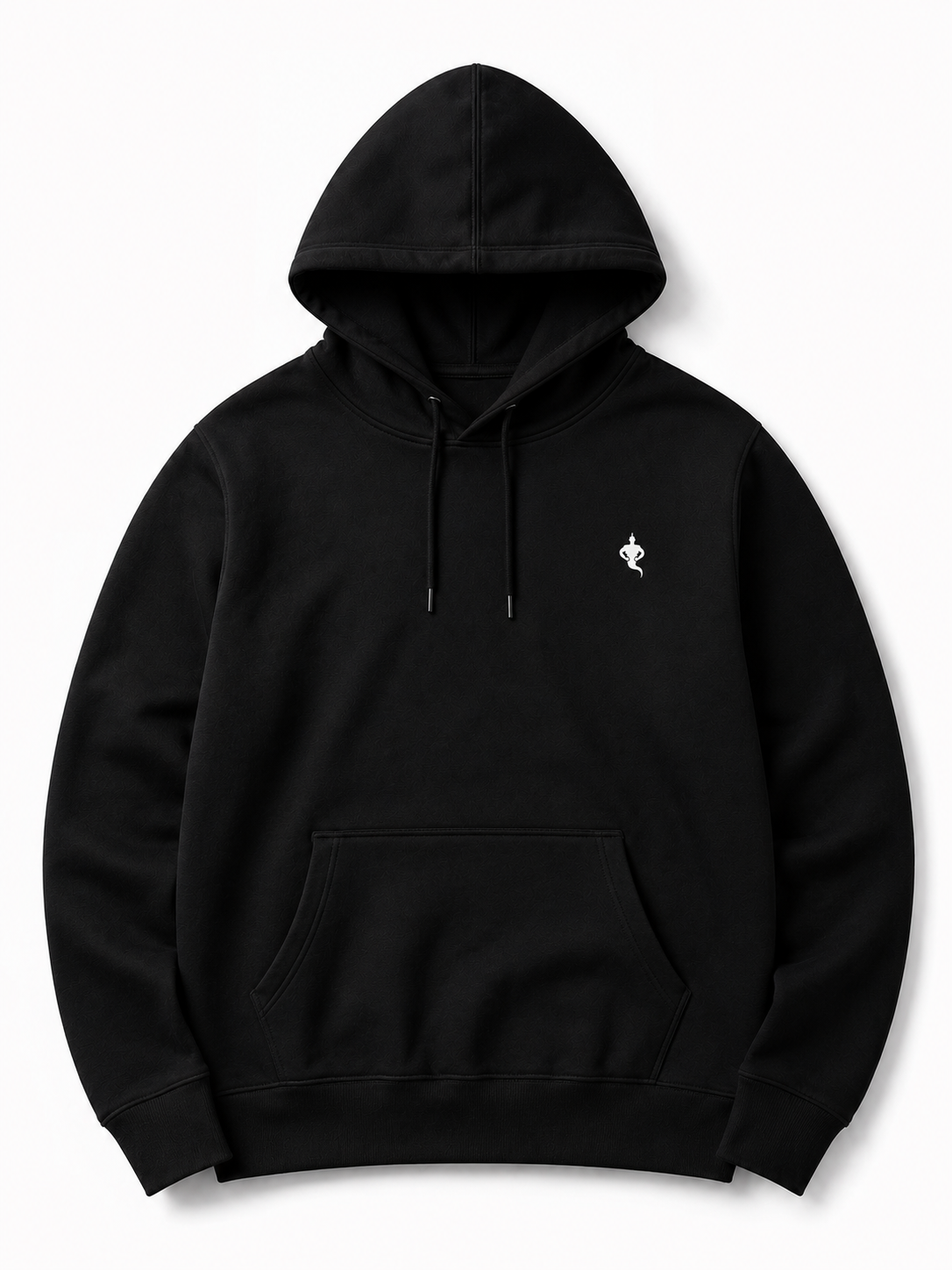 Macho Genie Men’s Black Pullover Hoodie