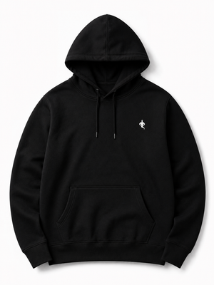 Macho Genie Men’s Black Pullover Hoodie