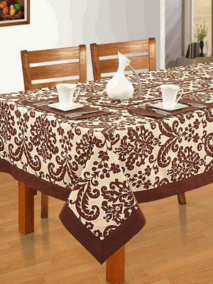 In-Sattva Home 100% Cotton Signature Boho Indian Print Washable Rectangular Table Cover Cloth
