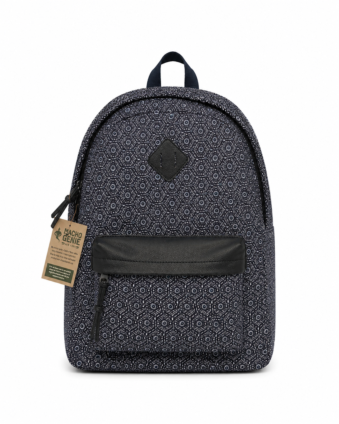 Macho Genie GeoPrint Travel Backpack for Men