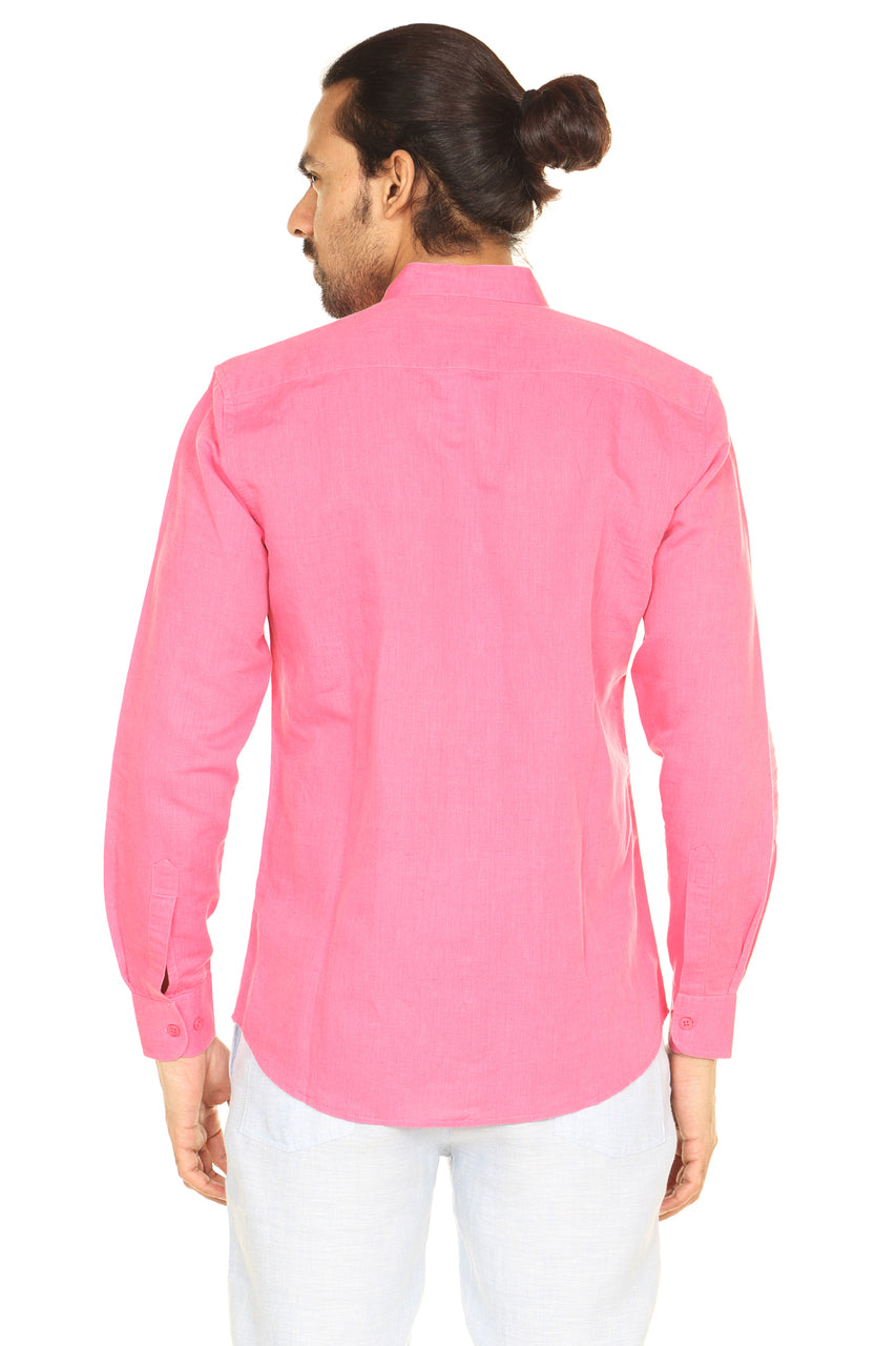 A.N.D. by Anita Dongre Button Down Shirt with Mandarin Collar Ì´Ì_ÌÎÌÌÎÌ¥ Carnation Back