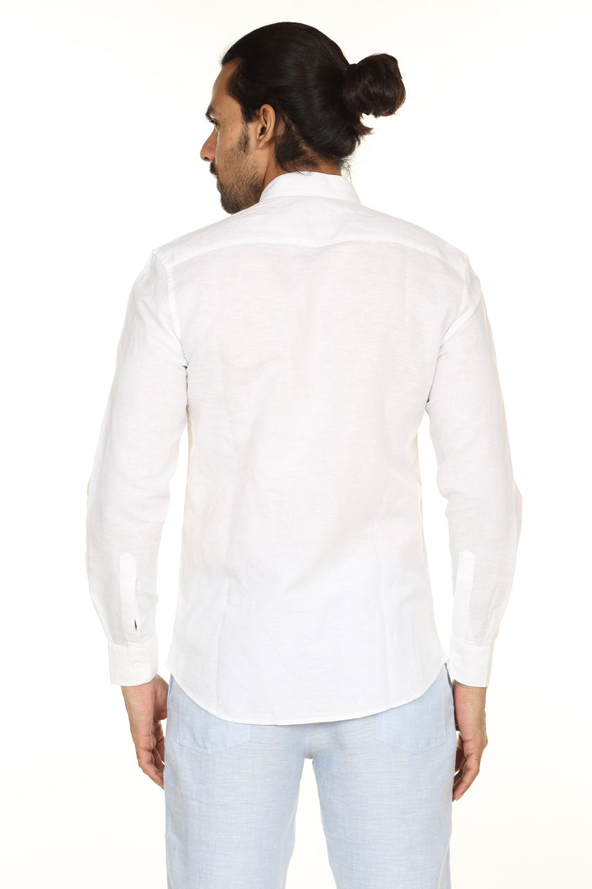 A.N.D. by Anita Dongre Button Down Shirt with Mandarin Collar Ì´Ì_ÌÎÌÌÎÌ¥ White Back