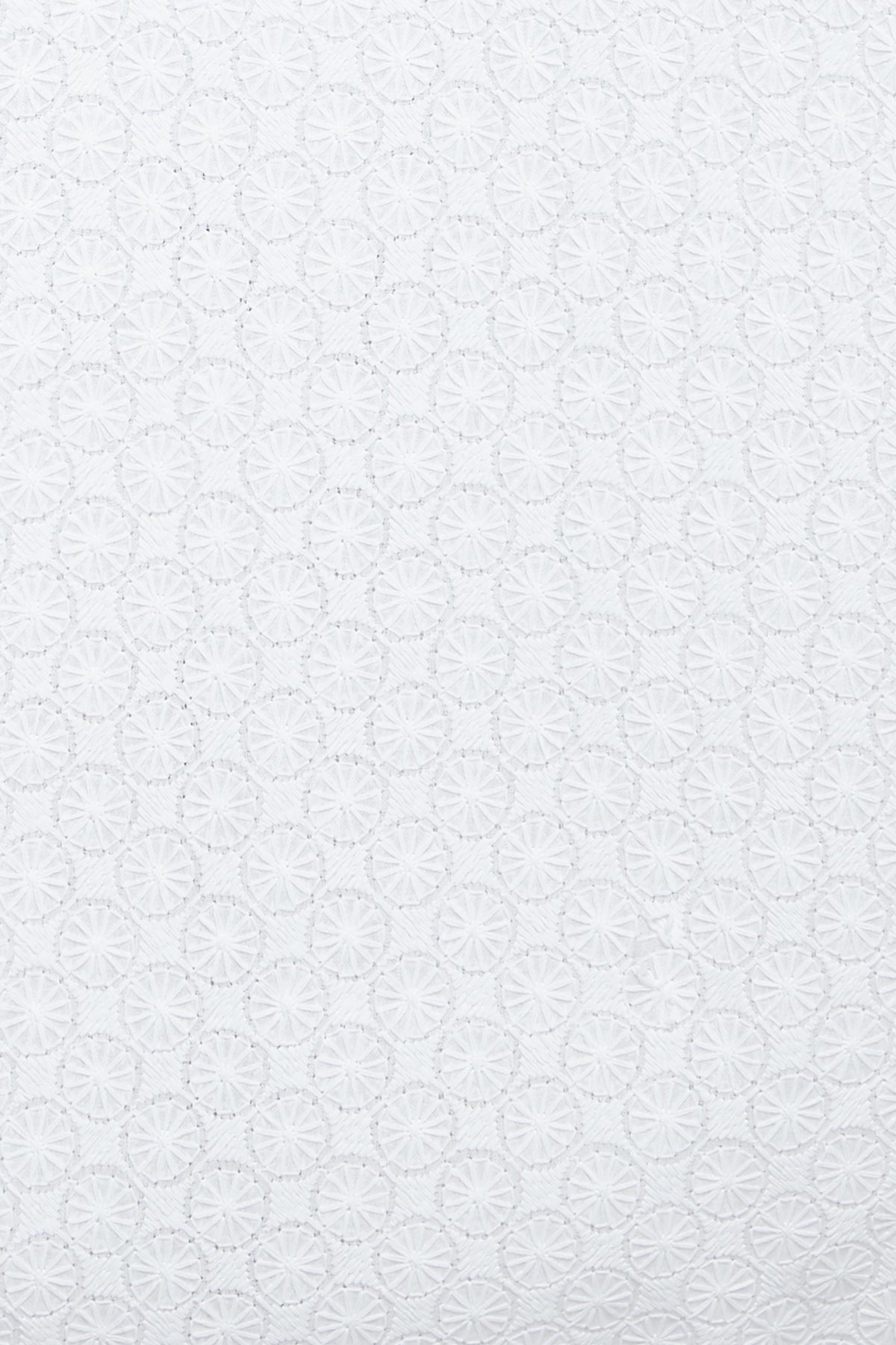 Ethnix Men's All-Over Chikankari 2-Piece Kurta Pajama Set, close-up of the Chikankari pattern