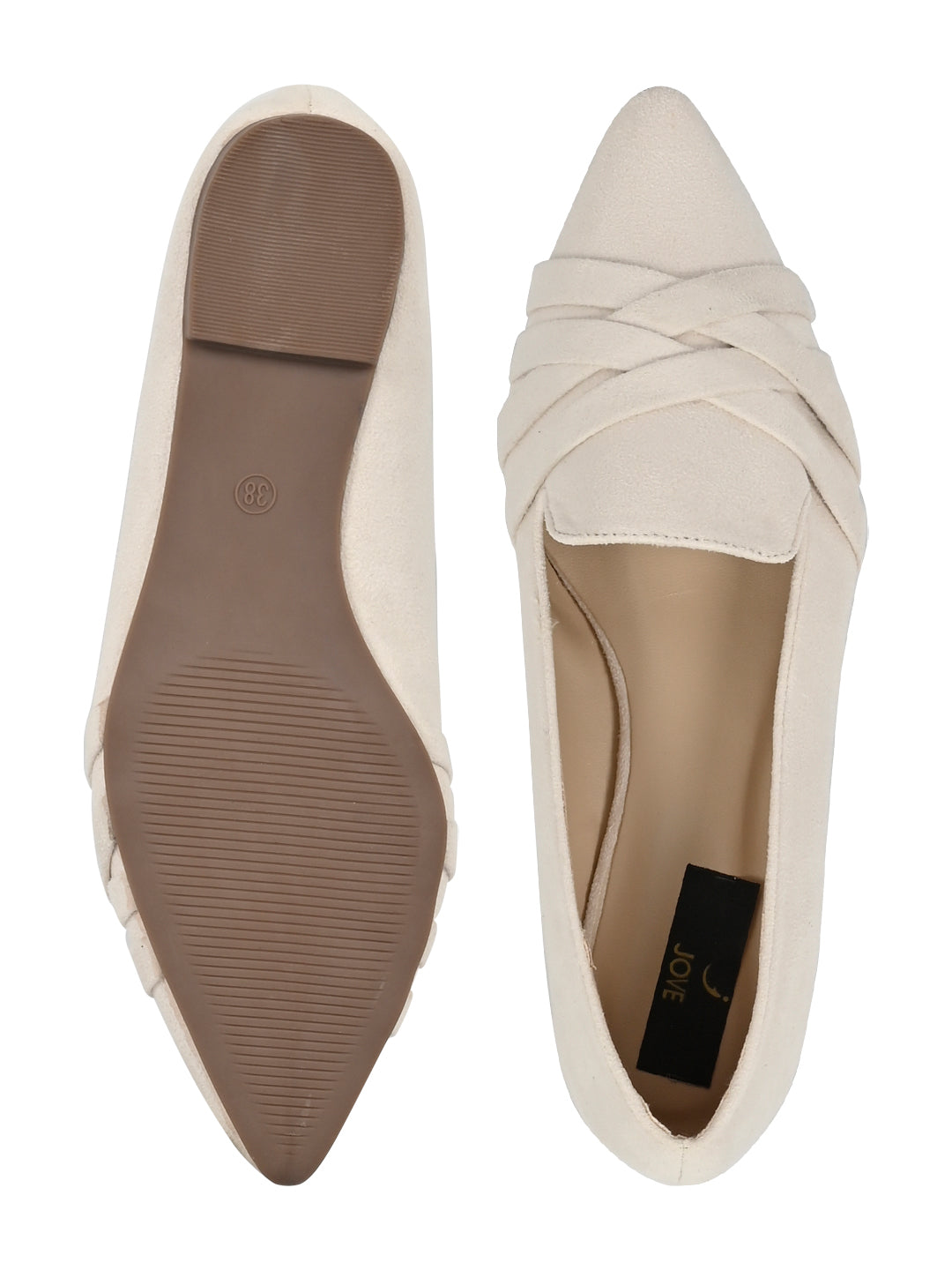 Jove Women's White Loafer