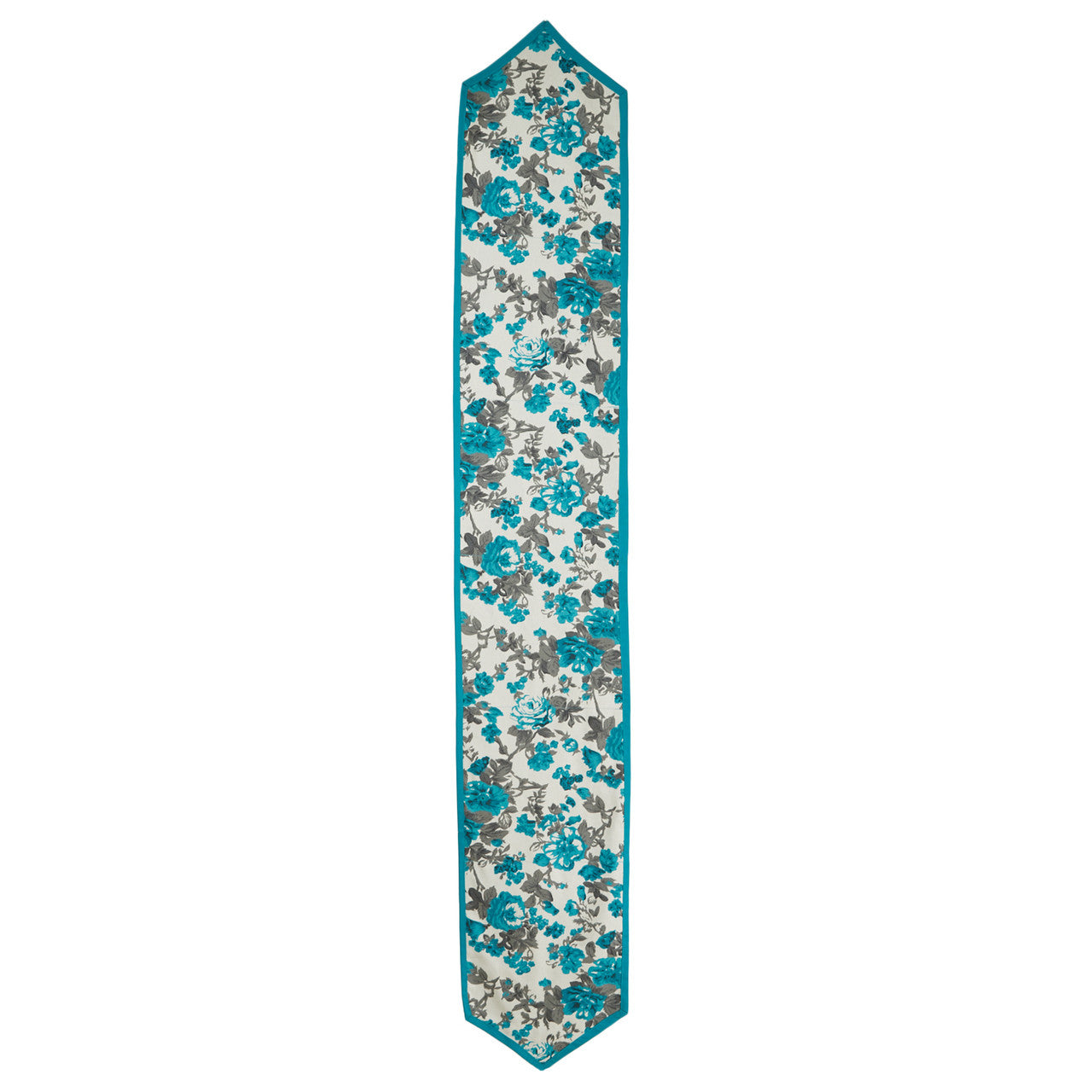 In-Sattva Home Bohemian Signature Print Table Runner and Dresser Scarves for Family, Get-togethers and Everyday Use Teal