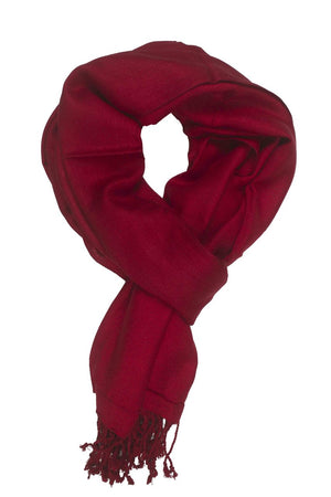 In-Sattva Colors Pink/Magenta geometric printed rayon scarf stole, primary product image highlighting its color, pattern and woven texture.