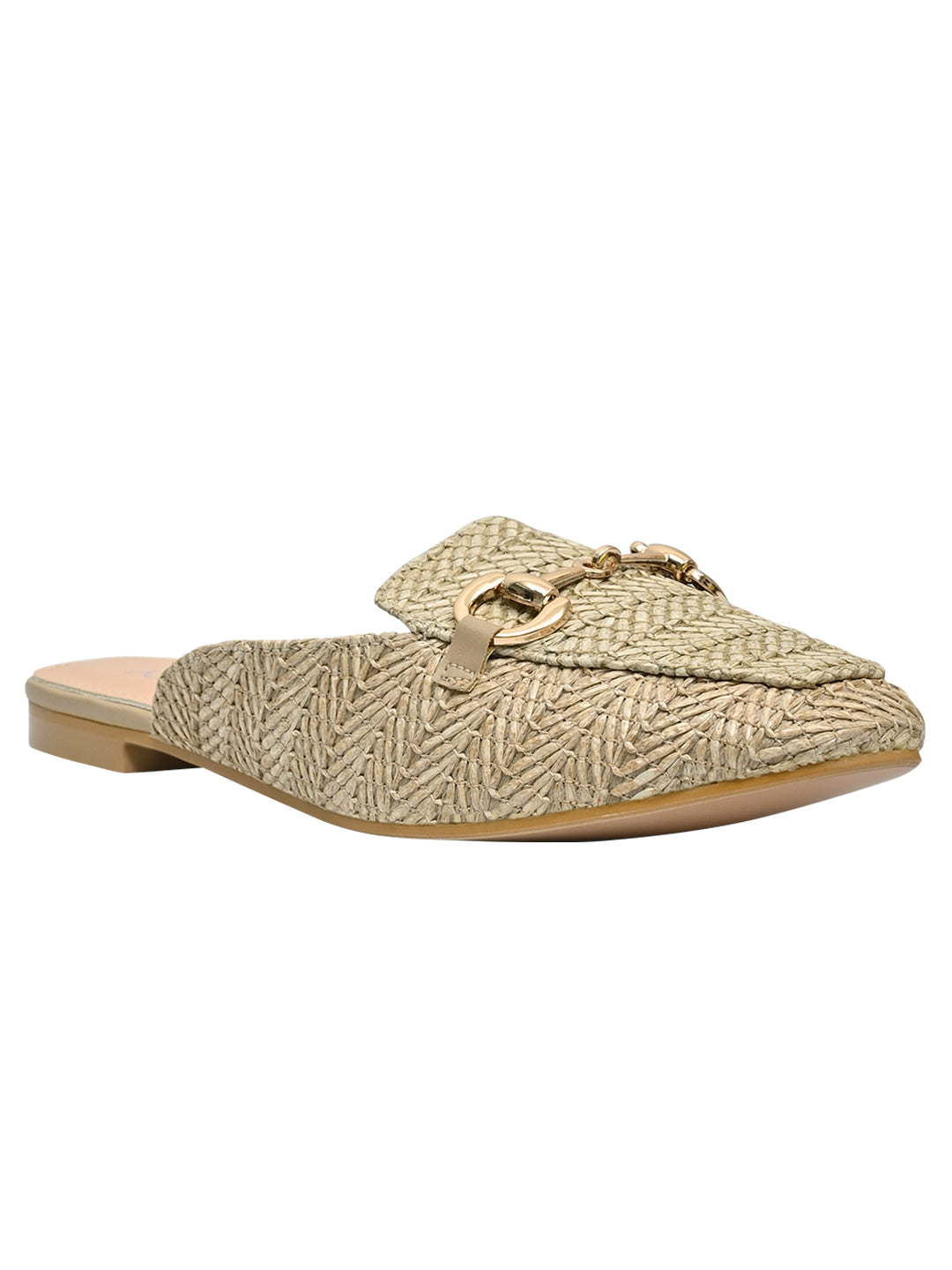 Jove Women's Beige Mules