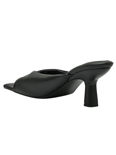 Jove Womens Heeled Mule Black