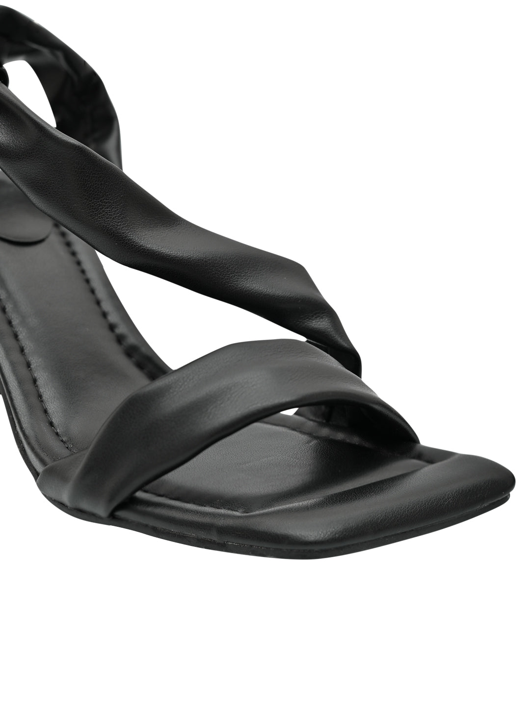 Jove Womens Heeled Sandals Black