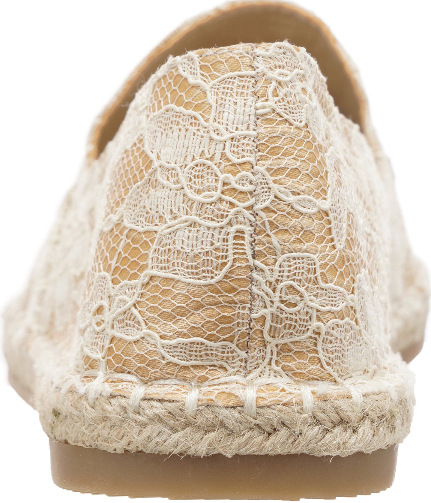 Copy of Jove Embellished Beige Lace Espadrille Shoe