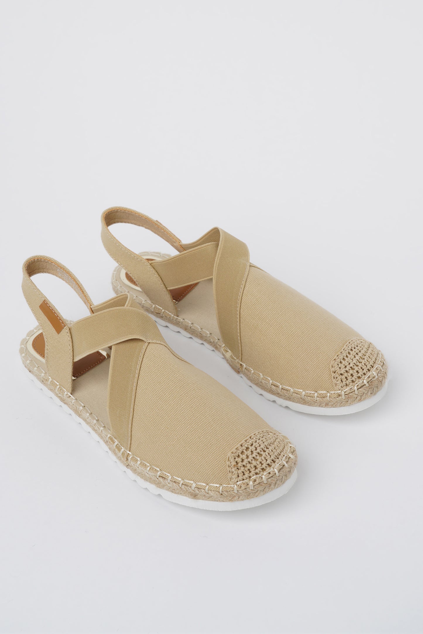 Jove Beige Espadrille Slingback Shoe