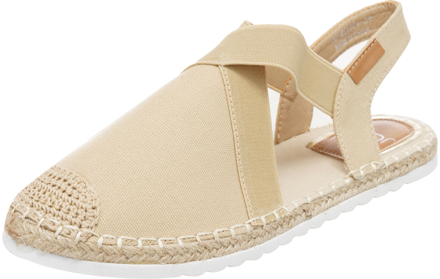 Jove Beige Espadrille Slingback Shoe