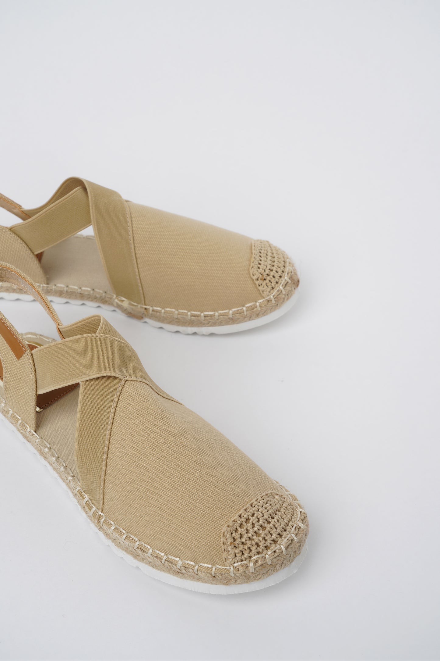 Jove Beige Espadrille Slingback Shoe