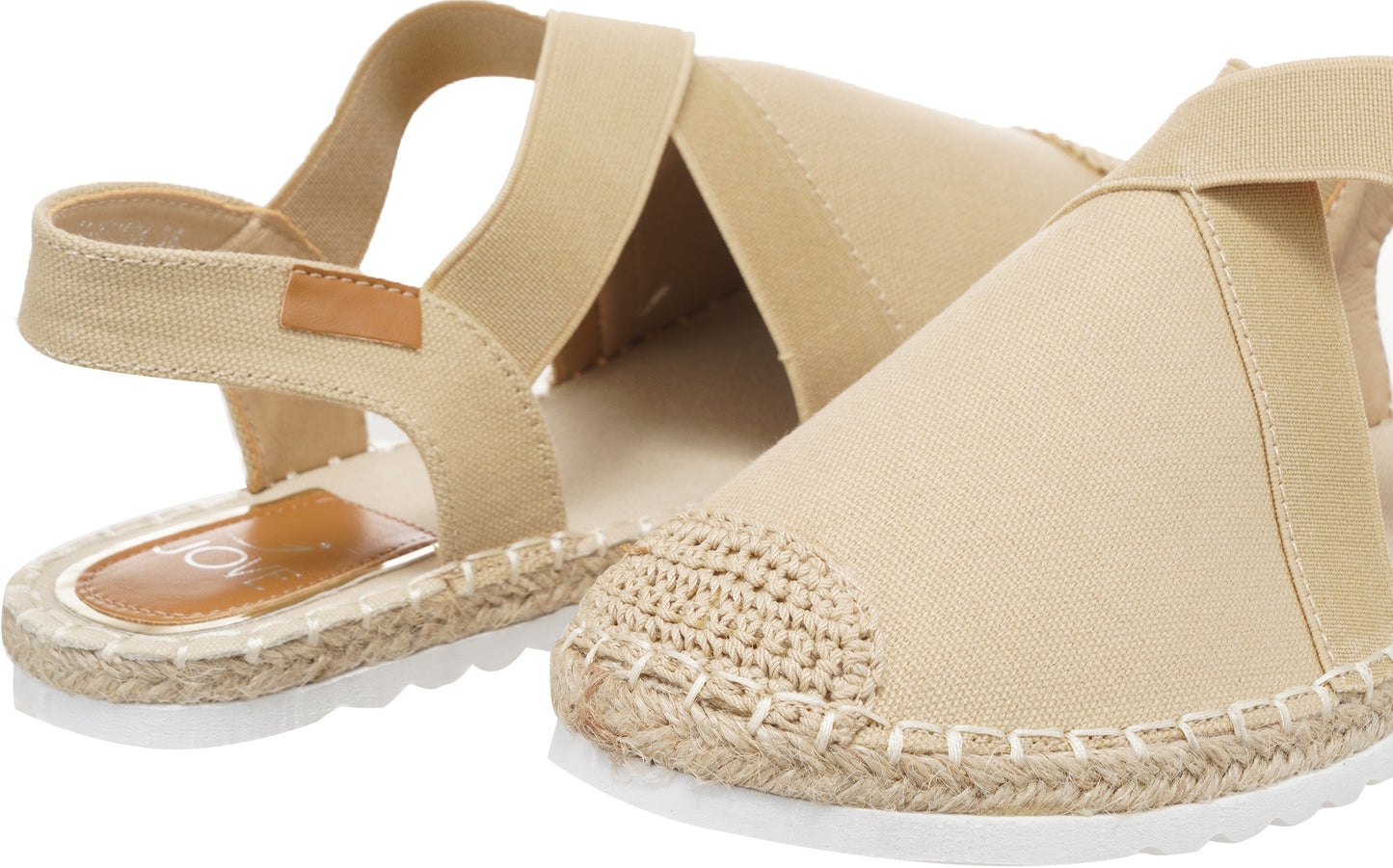 Jove Beige Espadrille Slingback Shoe