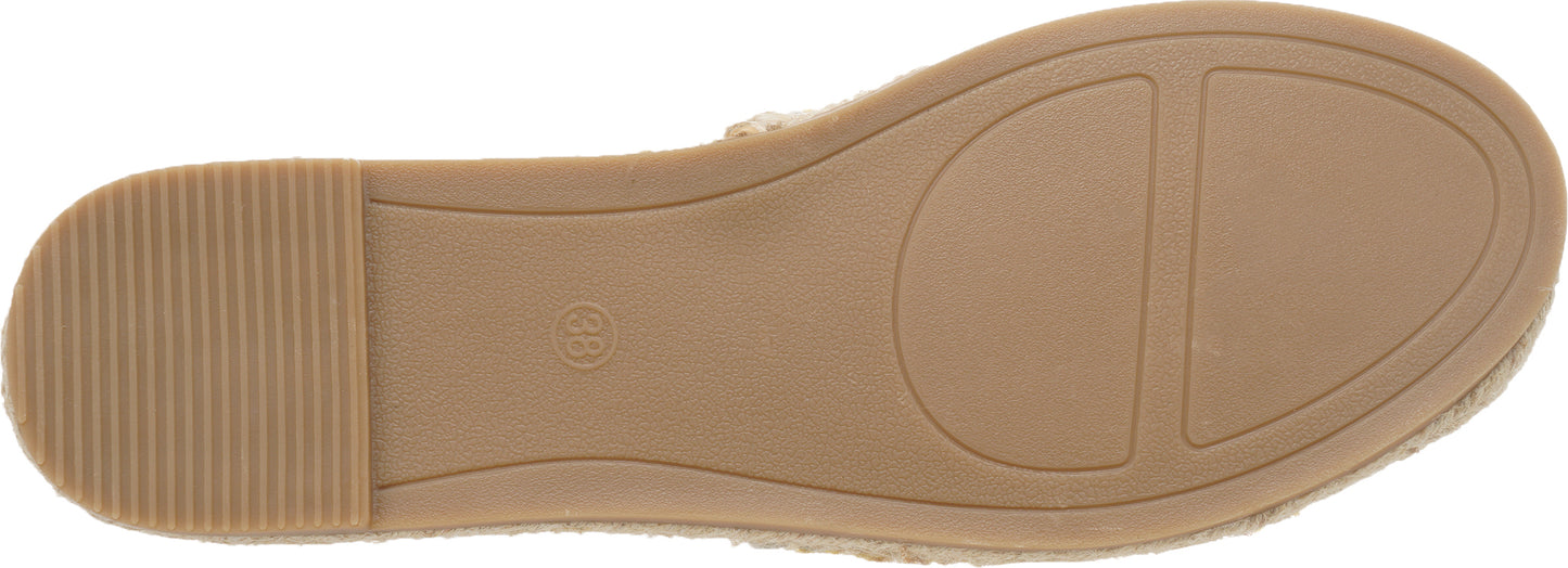 Jove Silver Flat with Black and Gold Detail