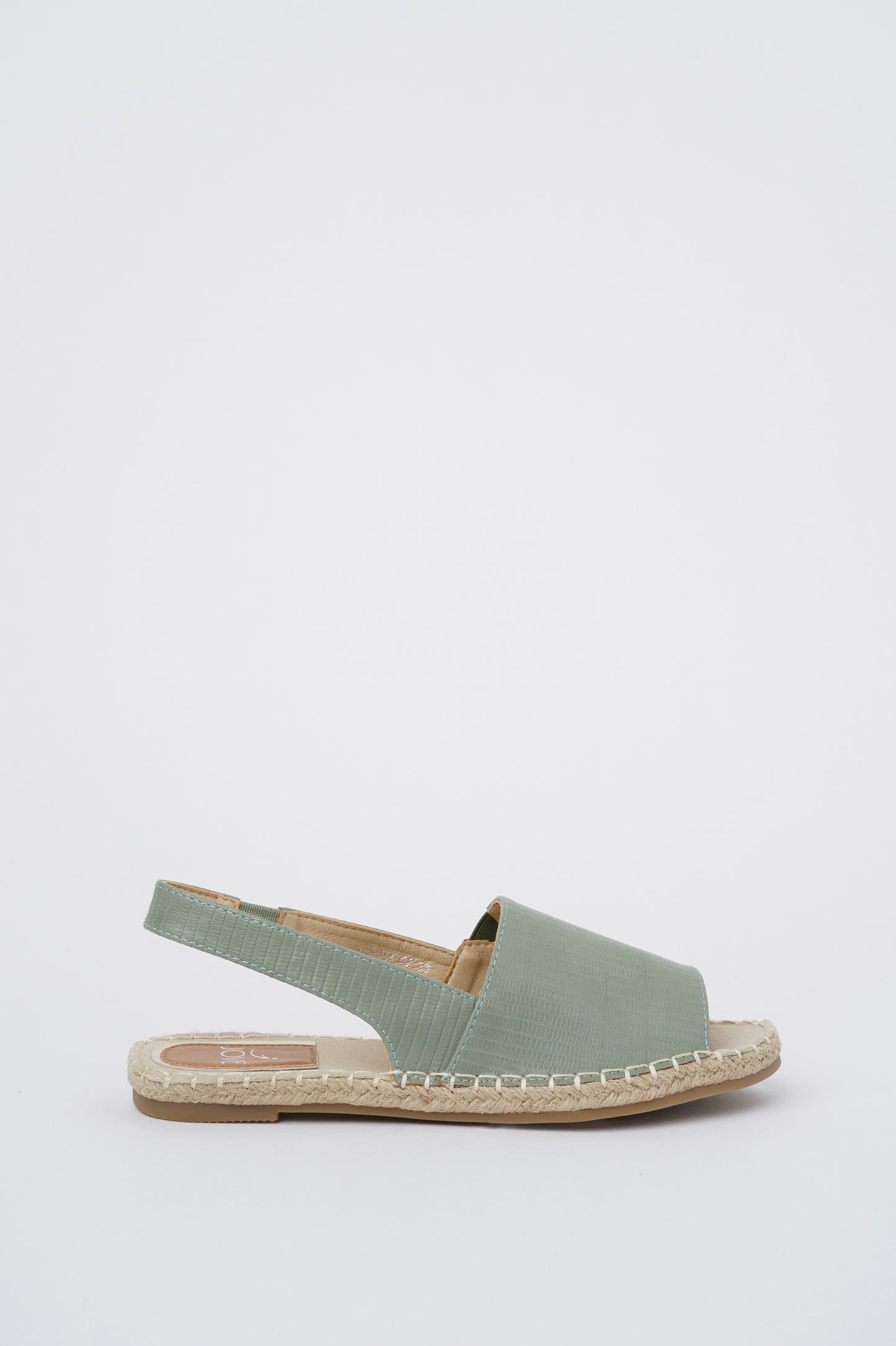 Jove Slingback Green Peep Toe Sandal