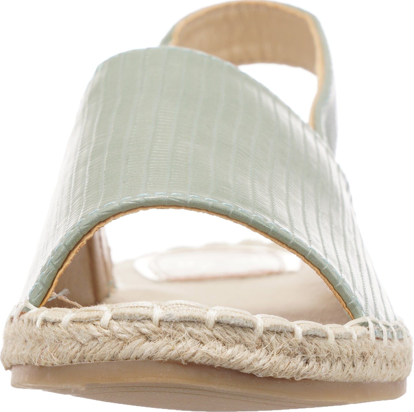 Jove Slingback Green Peep Toe Sandal