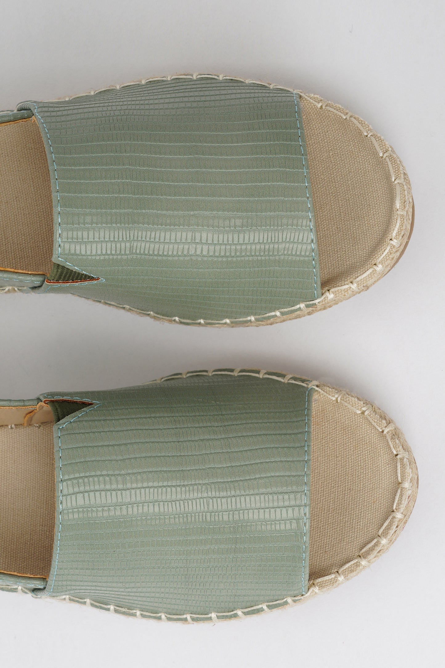 Jove Slingback Green Peep Toe Sandal